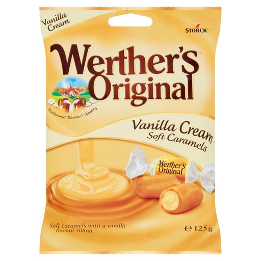 Werther's Original Vanilla Cream Soft Caramel 125g Botiga