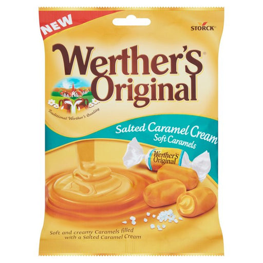 Werther's Original Salted Caramel Cream Soft Caramel 125g Botiga