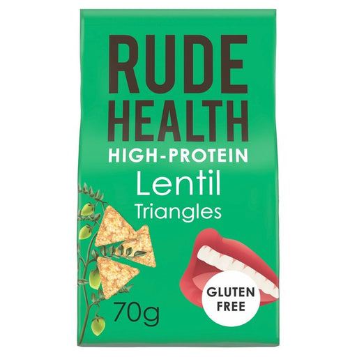 Rude Health High Protein Lentil Triangles 70g Botiga