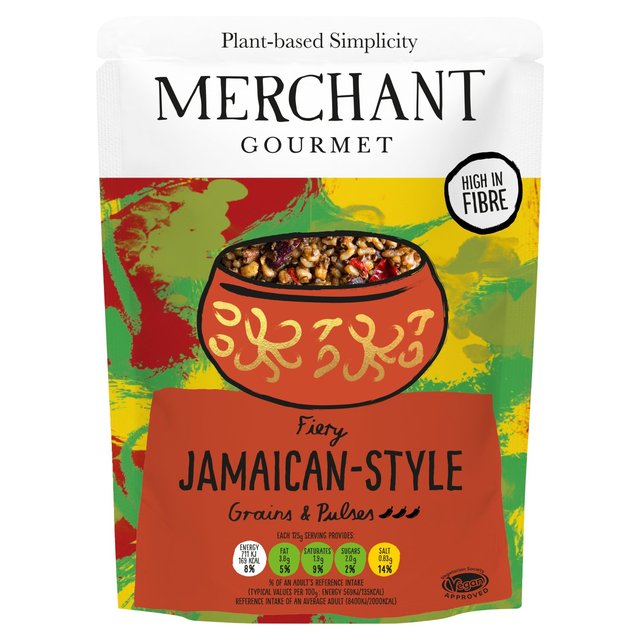 Merchant Gourmet Jamaican-Style Grains & Pulses 250g Botiga