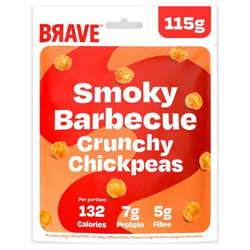 BRAVE Roasted Chickpeas BBQ Sharing 115g Botiga