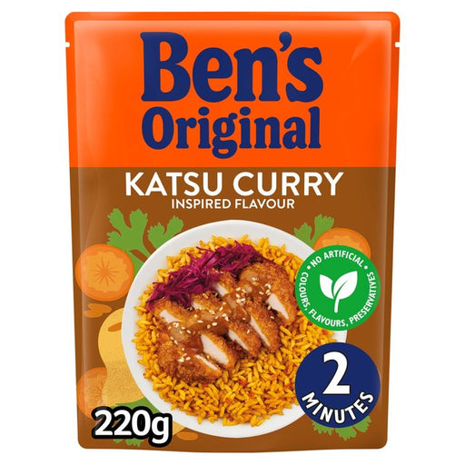 Ben's Original Katsu Curry Microwave Rice 220g Botiga
