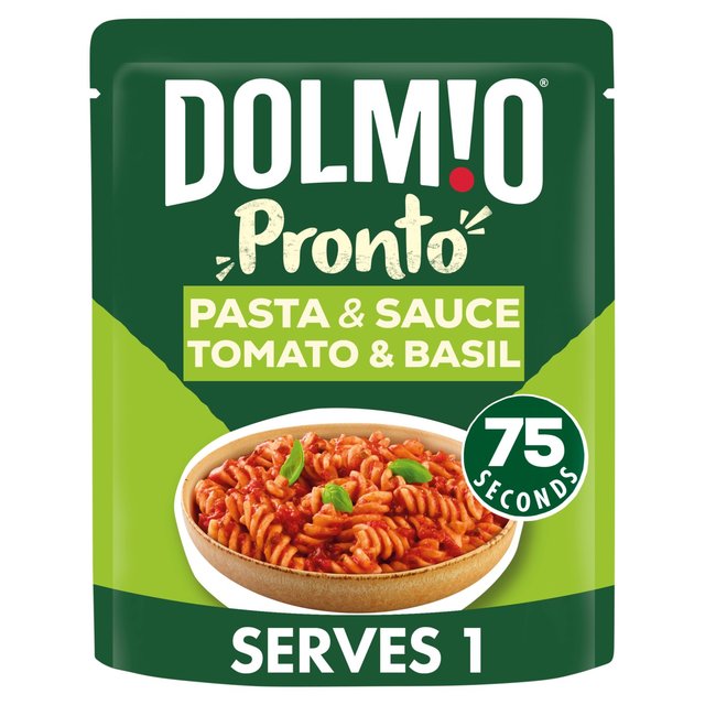 Dolmio Pasta Pronto Tomato & Basil Microwave Pasta 200g Botiga