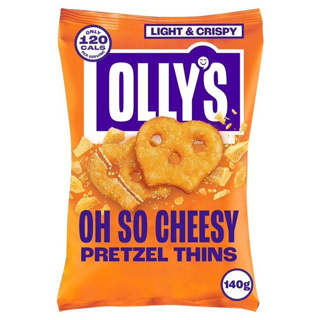 Olly's Pretzel Thins - Oh So Cheesy 140g Botiga