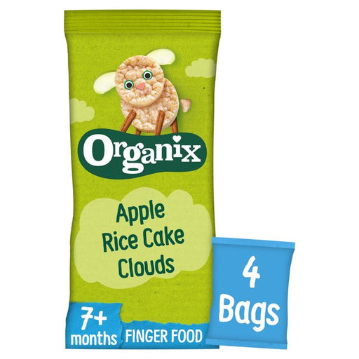 Organix Apple Rice Cake Clouds Multi Pack 72g Botiga