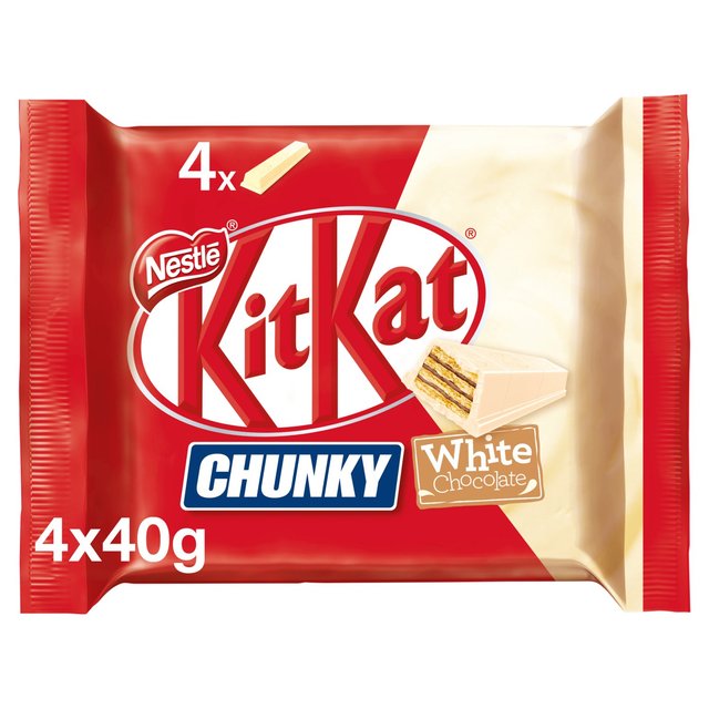 KitKat Chunky White Chocolate Bar Multipack 4 x 40g Botiga