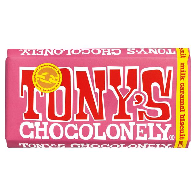 Tony's Chocolonely Milk Caramel Biscuit 180g Botiga