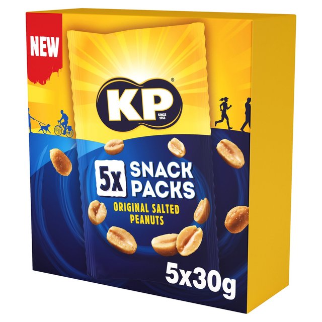 KP Salted Peanuts Multipack 5 x 30g Botiga
