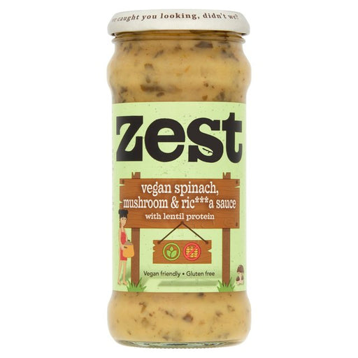 Zest Vegan Spinach Mushroom & Ricotta Sauce 340g Botiga