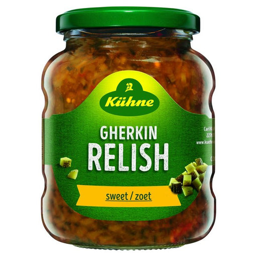 Kuhne Sweet Pickle Gherkin Relish 350g Botiga