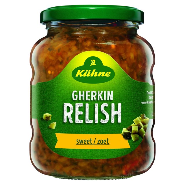 Kuhne Sweet Pickle Gherkin Relish 350g Botiga