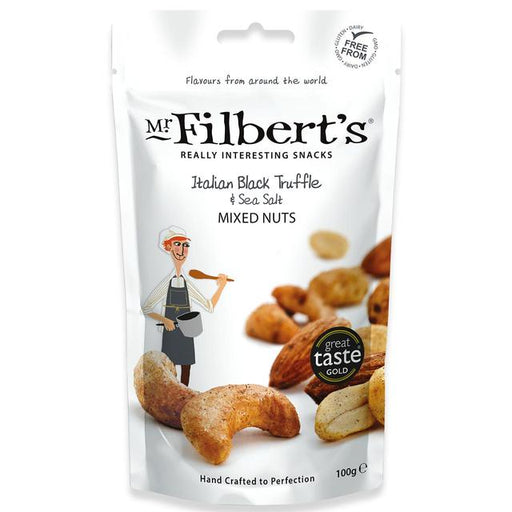 Mr Filbert's Italian Black Truffle & Sea Salt Mixed Nuts 100g Botiga