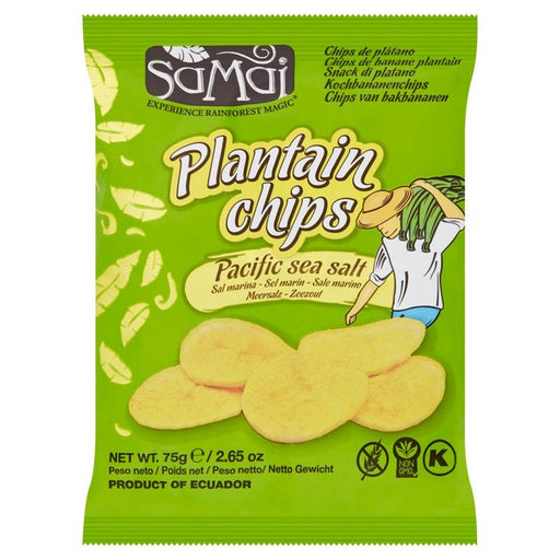 Samai Plantain Chips Salted 75g Botiga