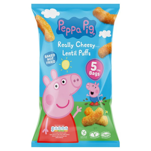 Seabrook Peppa Pig Cheesy Lentil Puffs 5 x 18g Botiga