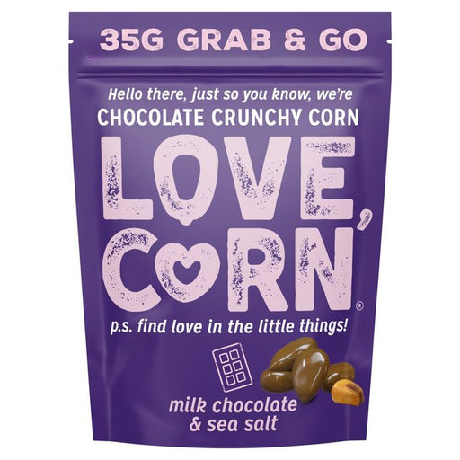LOVE CORN Milk Chocolate & Sea Salt 35g 35g Botiga