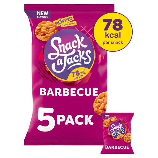 Snack a Jacks Sizzling Barbecue Multipack Rice Cakes 5 per pack Botiga