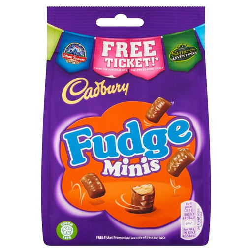 Cadbury Fudge Minis Chocolate Bag 120g Botiga