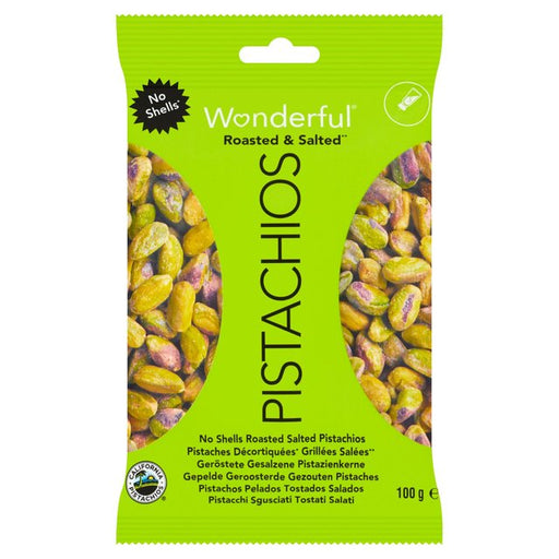 Wonderful Pistachios No Shells Roasted & Salted 100g Botiga