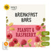 M&S 4 Peanut and Raspberry Breakfast Bars 4 x 38g Botiga