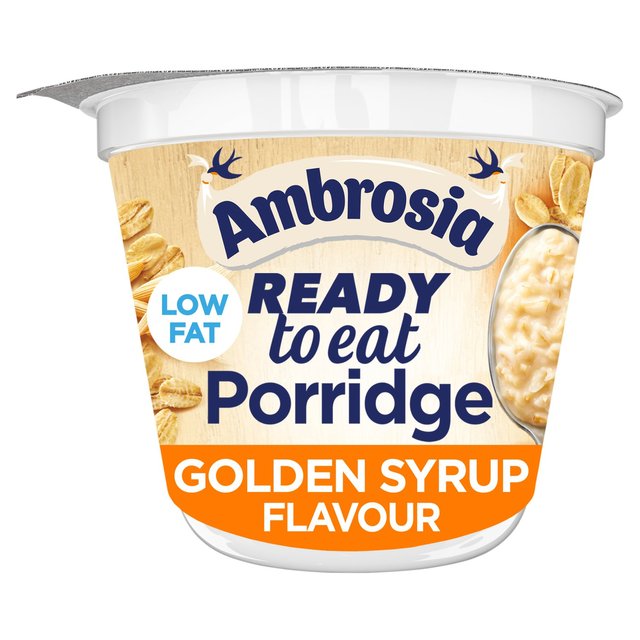 Ambrosia Ready to Eat Porridge Golden Syrup 210g Botiga