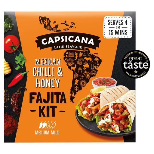 Capsicana Chilli & Honey Fajita Kit 455g Botiga