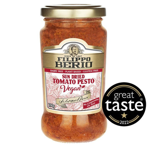 Filippo Berio Vegan Sun Dried Tomato Pesto 190g Botiga