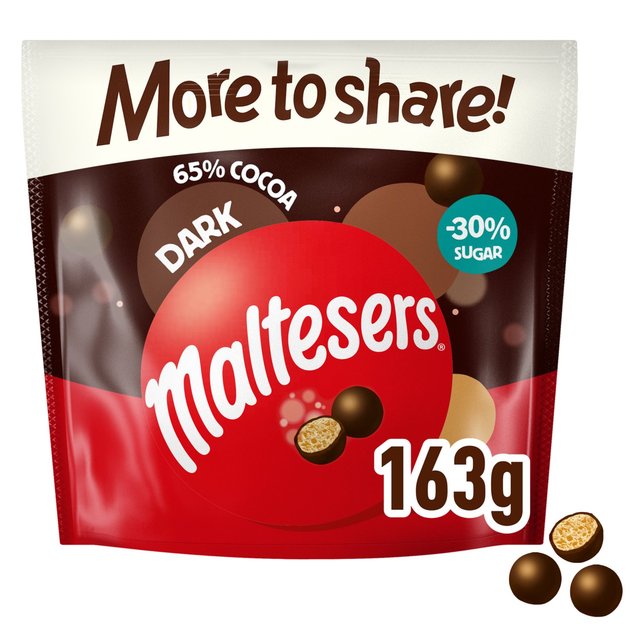 Maltesers Dark Chocolate More To Share Pouch Bag 163g Botiga