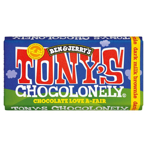 Tony's Chocolonely Dark Milk Chocolate Fudge Brownie 180g Botiga