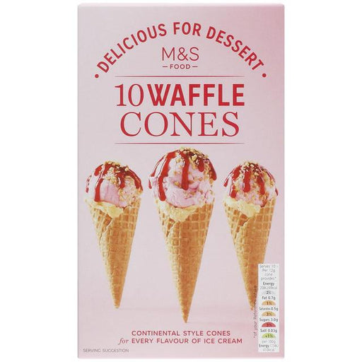 M&S 10 Waffle Cones 120g Botiga