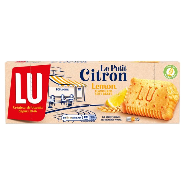 LU Le Petit Citron Lemon Flavoured Soft Bakes 140g Botiga