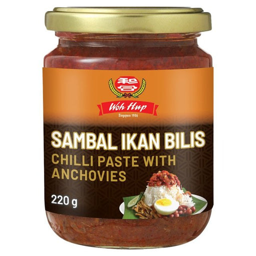 Woh Hup Malaysian Sambal Ikan Bilis Paste 220g Botiga