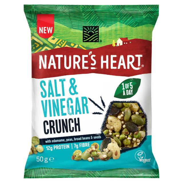 Nature's Heart Crunch Salt & Vinegar 50g Botiga