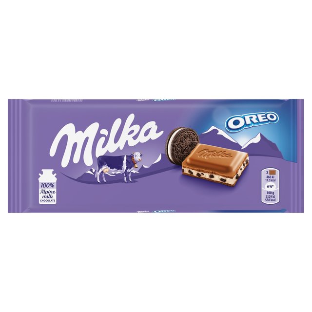 Milka Oreo Chocolate Bar 100g Botiga