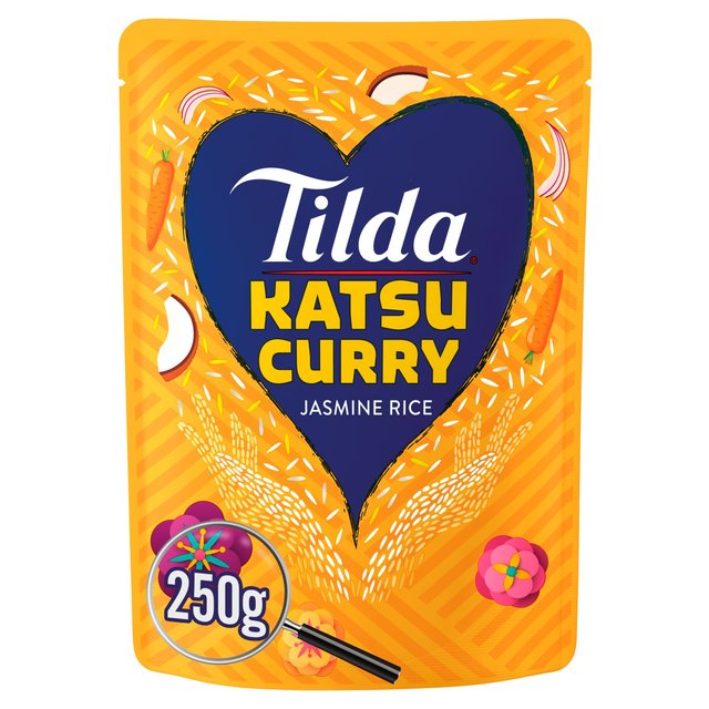 Tilda Microwave Katsu Curry Jasmine Rice 250g Botiga