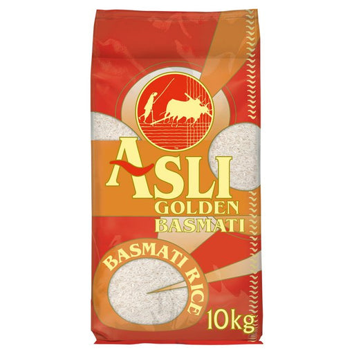 Asli Sella Golden Basmati Rice 10kg Botiga