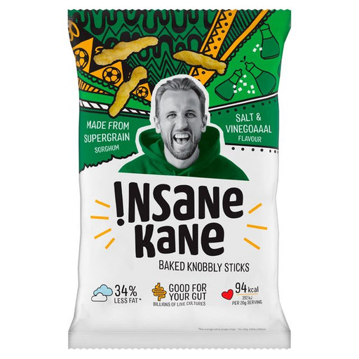 Insane Grain Salt & Vinegar - Baked Knobbly Sticks 80g Botiga