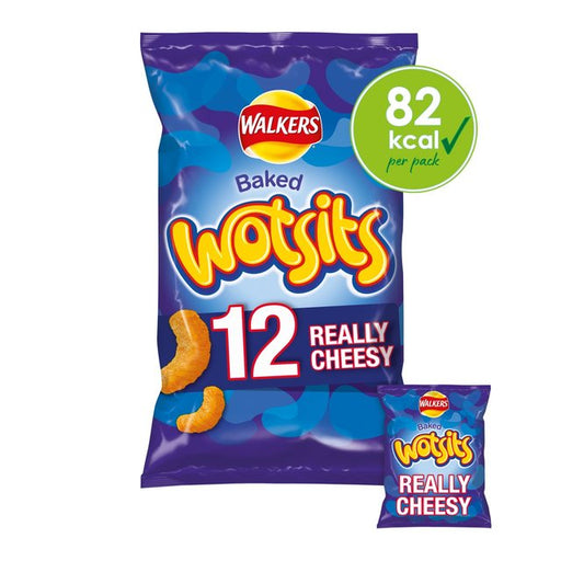 Walkers Wotsits Really Cheesy Multipack Snacks 12 per pack Botiga