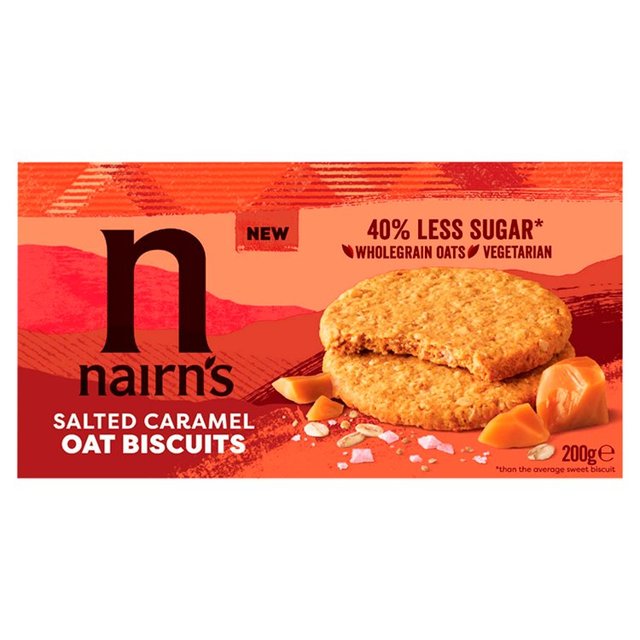 Nairns Salted Caramel Oat Biscuit 200g Botiga