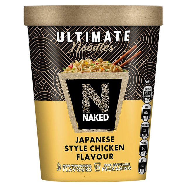 Naked Ultimate Noodles Japanese Style Chicken Flavour 90g Botiga
