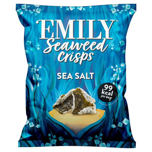 Emily Seaweed Crisps, Sea Salted 18g Botiga