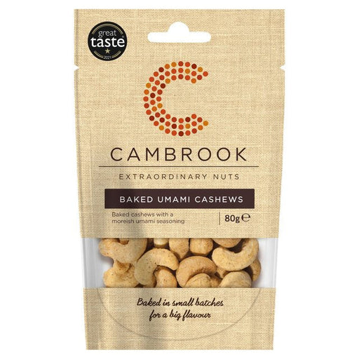 Cambrook Baked Umami Cashews 80g Botiga