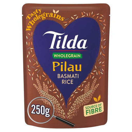 Tilda Microwave Wholegrain Pilau Basmati Rice 250g Botiga