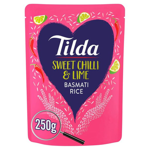 Tilda Microwave Sweet Chilli & Lime Basmati Rice 250g Botiga