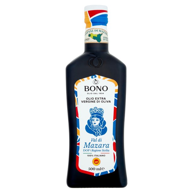 Bono Sicilian PDO Val di Mazara Extra Virgin Olive Oil 500ml Botiga