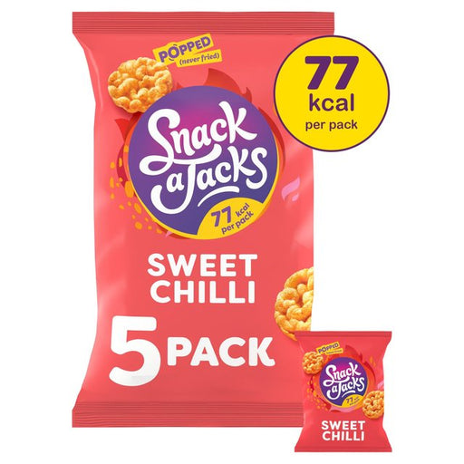 Snack a Jacks Sweet Chilli Multipack Rice Cakes 5 per pack Botiga