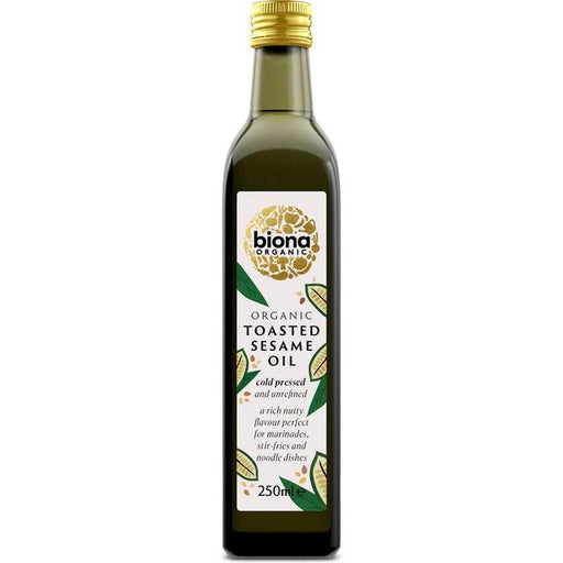 Biona Organic Toasted Sesame Seed Oil 250ml Botiga