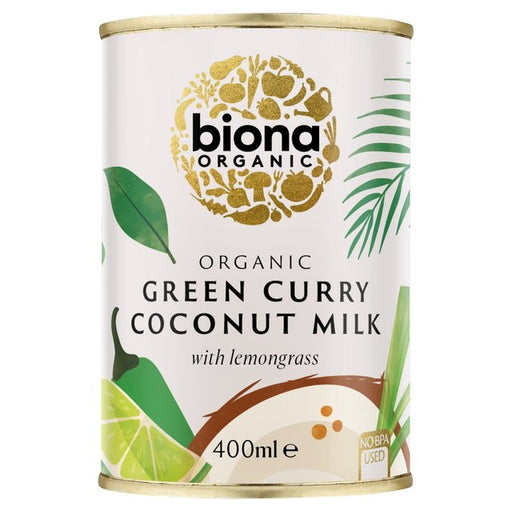 Biona Organic Green Curry Coconut Milk 400ml Botiga