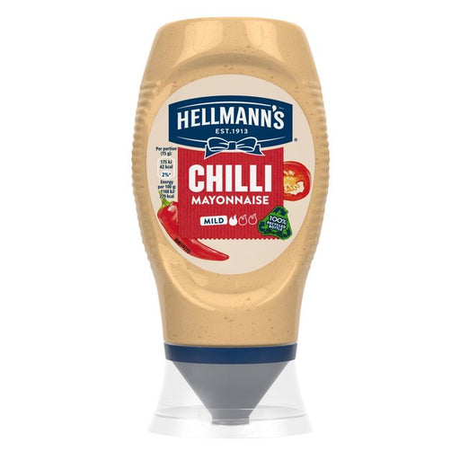 Hellmann's Chilli Squeezy Mayonnaise 250ml Botiga