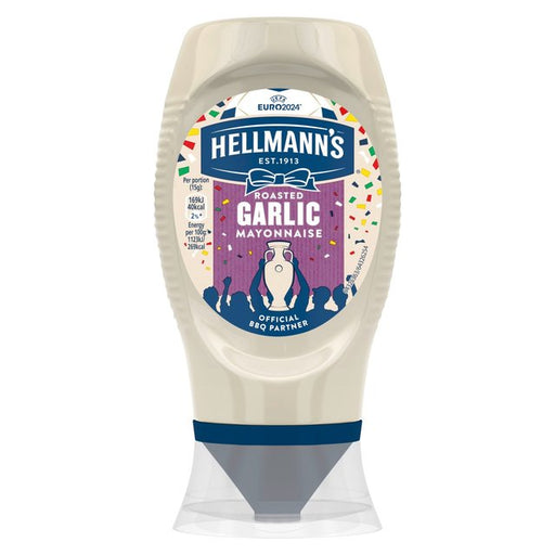 Hellmann's Garlic Squeezy Mayonnaise 250ml Botiga