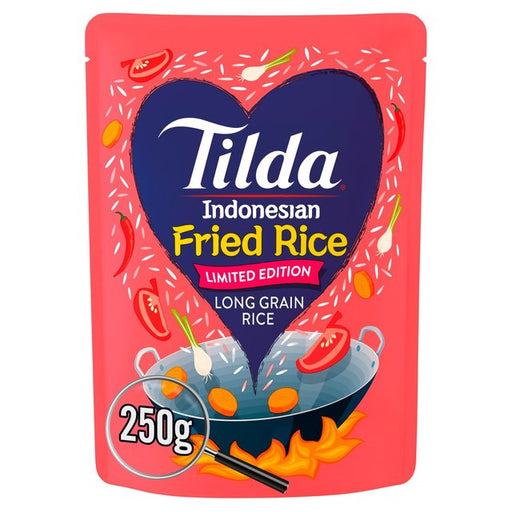 Tilda Microwave Limited Edition Indonesian Fried Long Grain Rice 250g Botiga